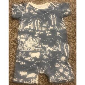 Winter Water Factory Toddler Boy Summer Farm Romper 18 Months